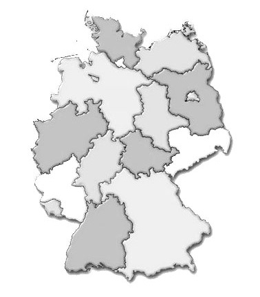 klicken Sie mit dem Mauszeiger hier, um zu trainieren innerhalb welcher Grenzen sich welches Bundesland versteckt h&auml;lt!