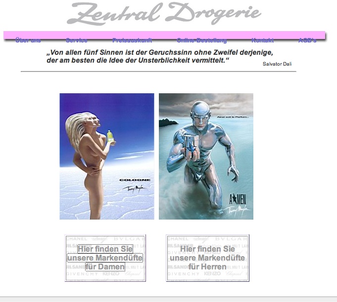 Onlinebestellungen in der Zentraldrogerie M&uuml;nchen, Schillerstra&szlig;e